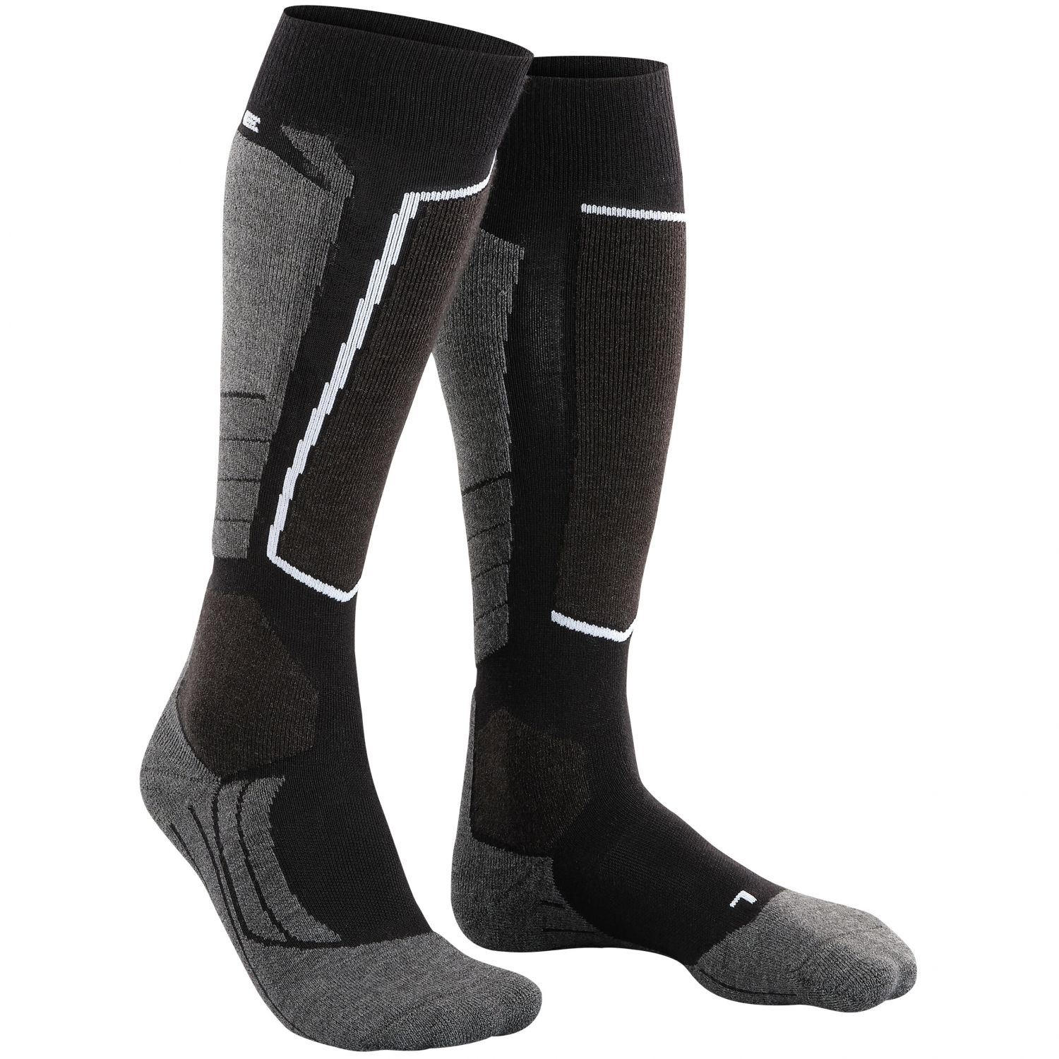 Falke SK2 Calcetines de esquí de lana, hombres, negro
