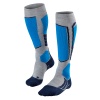 Falke SK2 Meias de esqui de lã, homem, cinzento