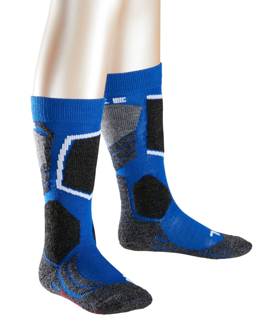 Falke SK2 ski socks, Kids, blue/black