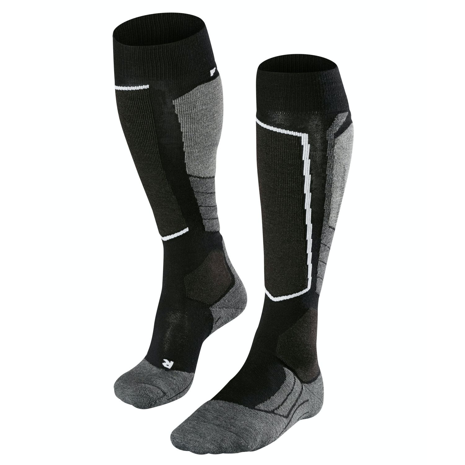 Falke SK2 Wool lyžiarske ponožky, dámske, čierne