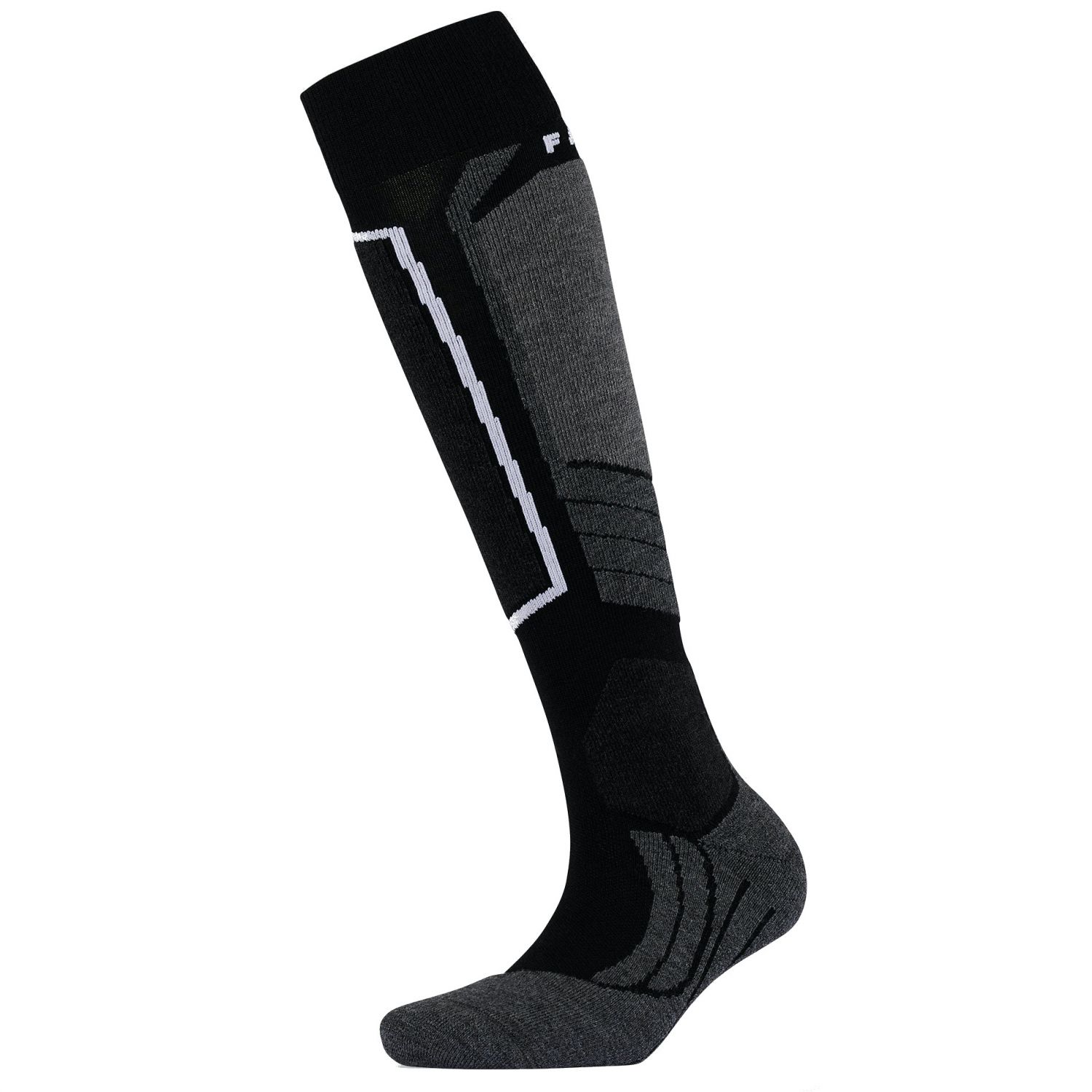 Falke SK2 Wool lyžiarske ponožky, dámske, čierne