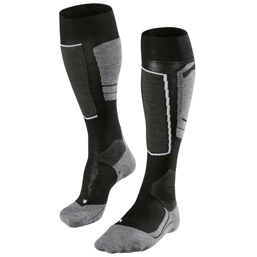 Falke SK4 calcetines de esquí, las mujeres, negro