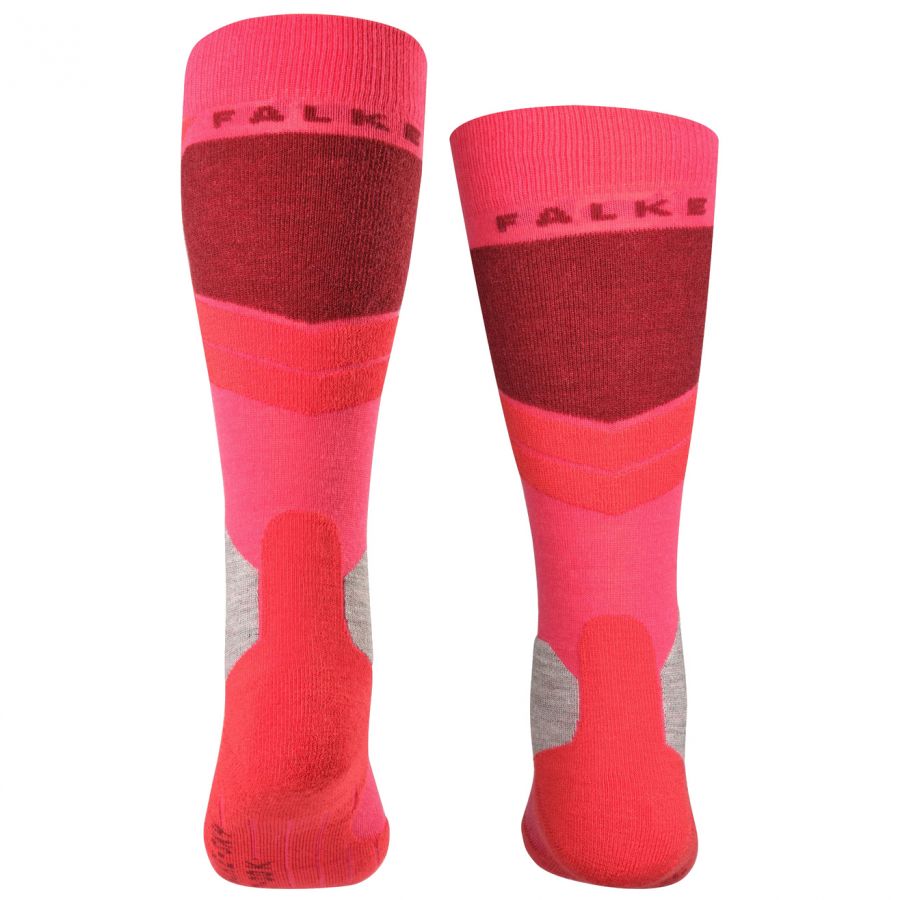 Falke SK4, meias de esqui, crianças, pink