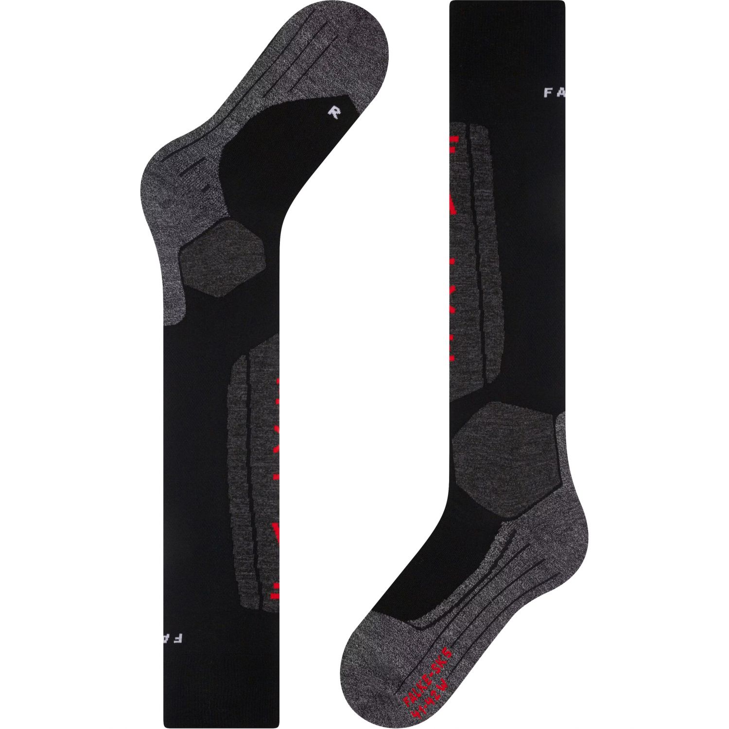 Falke SK5 Expert, Skidstrumpor, Dam, Svart
