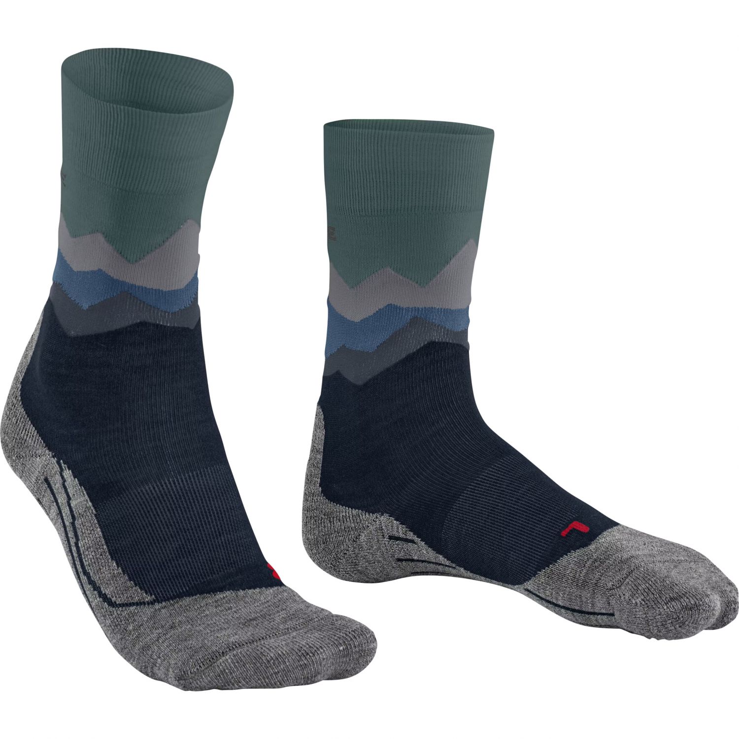 Falke TK2 Explore, chaussettes de randonnée, hommes, bleu foncé