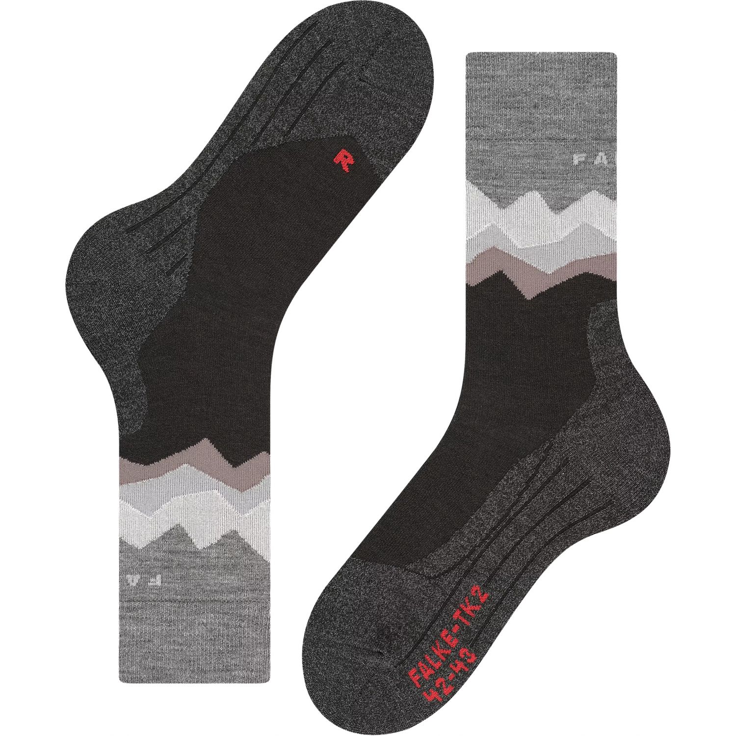 Falke TK2 Explore, trekking socks, men, black