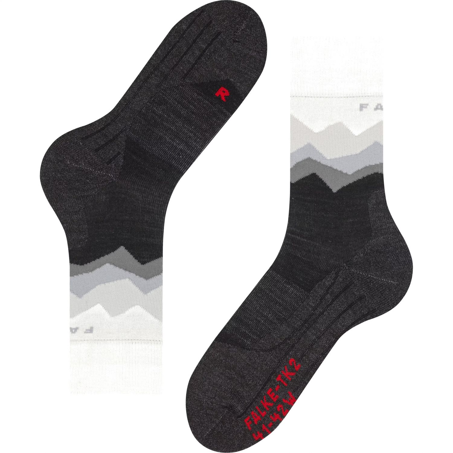 Falke TK2 Explore, Wandersocken, Damen, schwarz