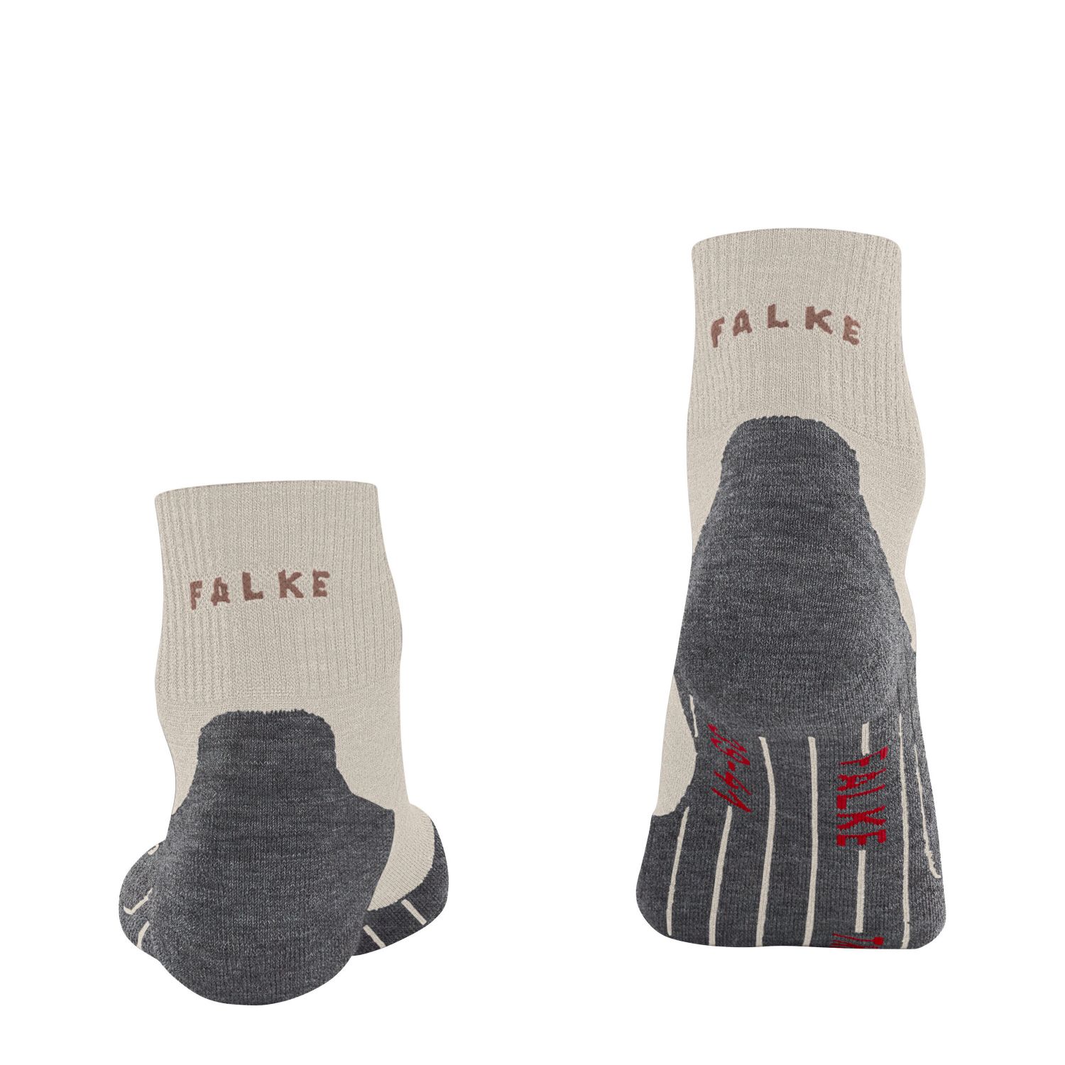 Falke TK5 Wander, calcetines de senderismo mujer, beige