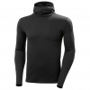 Felpa con cappuccio Helly Hansen Lifa Merino Midweight, uomo, nero