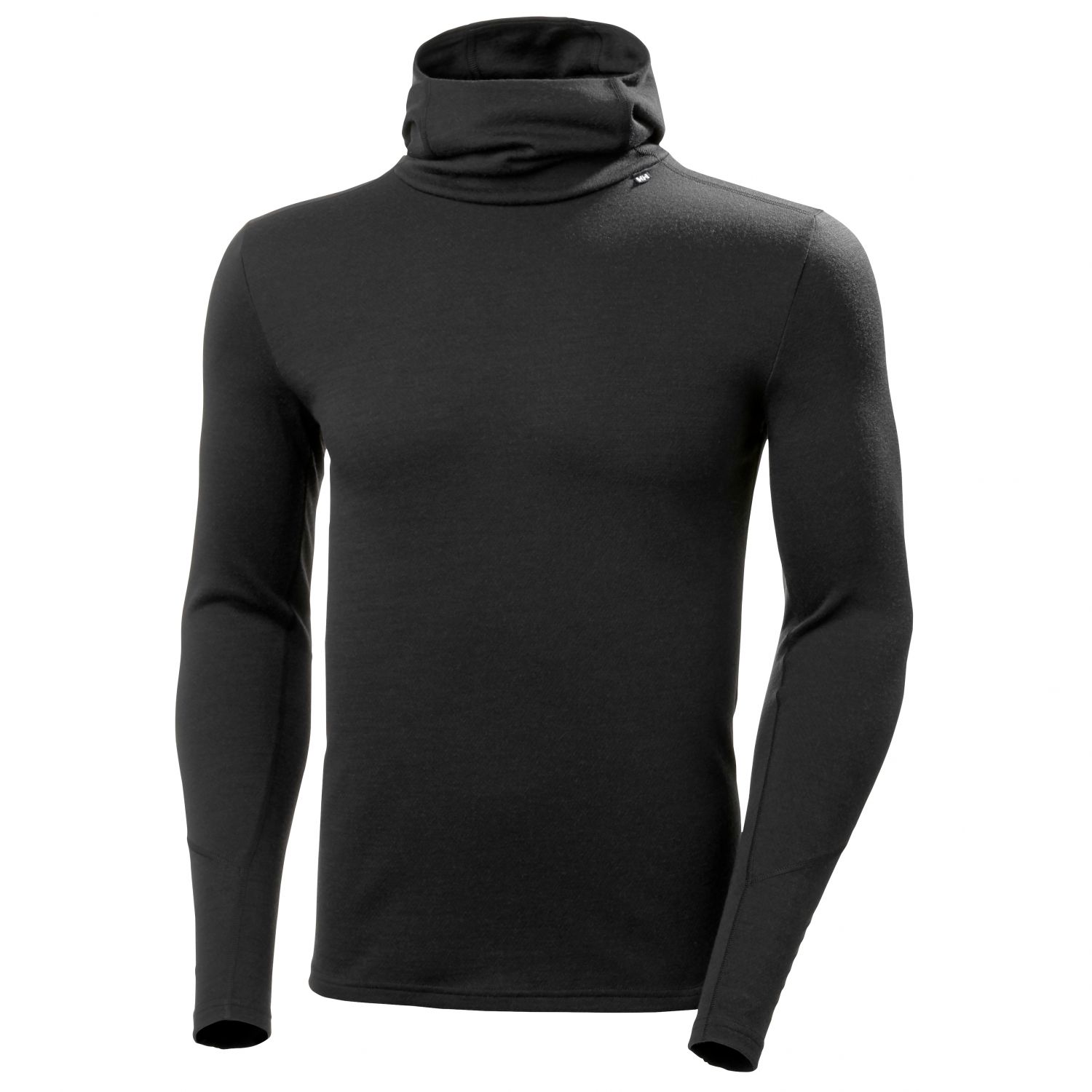 Felpa con cappuccio Helly Hansen Lifa Merino Midweight, uomo, nero