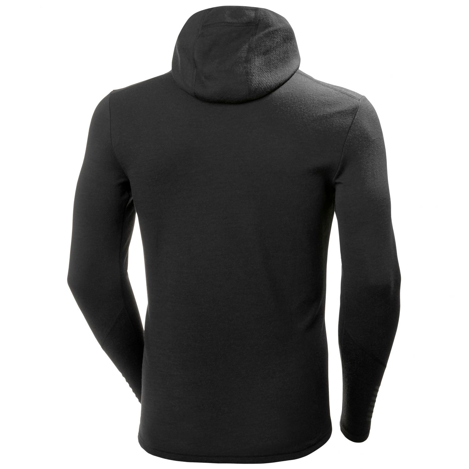 Felpa con cappuccio Helly Hansen Lifa Merino Midweight, uomo, nero