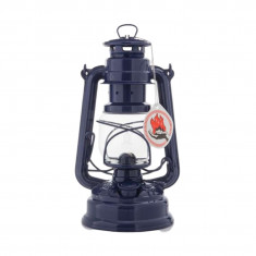 Feuerhand Hurricane Lantern 276, Cobalt Blue