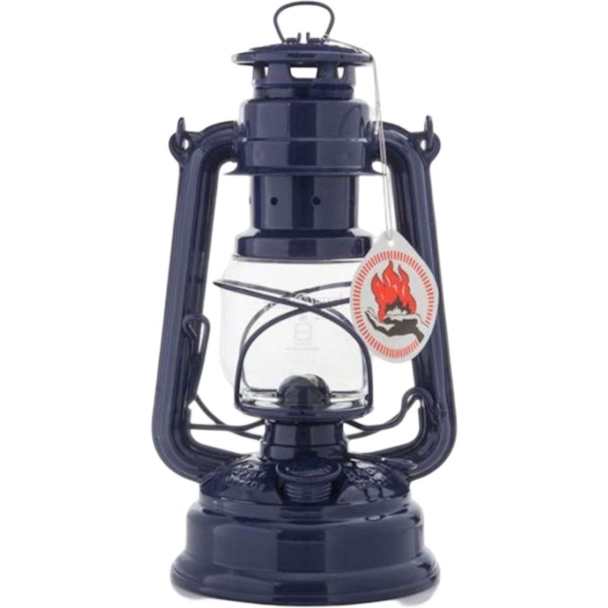 Feuerhand Hurricane Lantern 276 Cobalt Blue