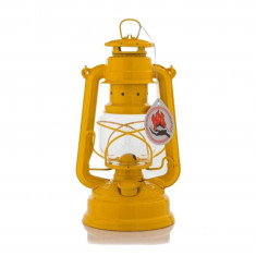 Feuerhand Hurricane Lantern 276, lantaarn, signaalgeel
