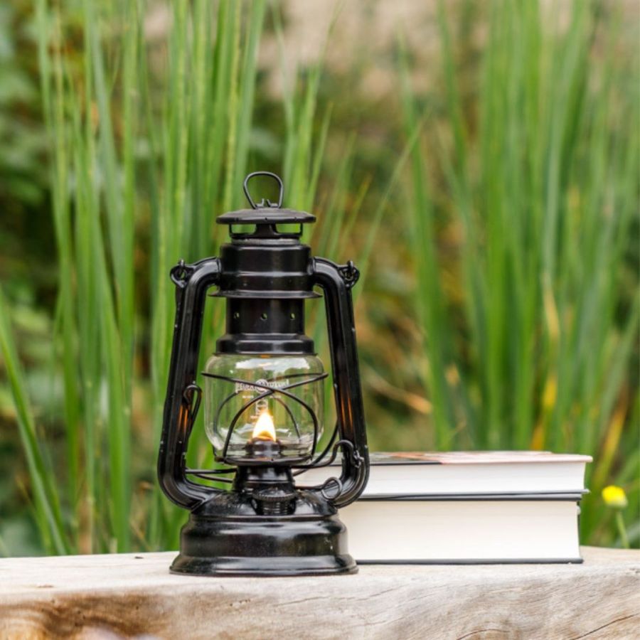 Feuerhand Hurricane Lantern 276, Laterne, Jet Schwarz