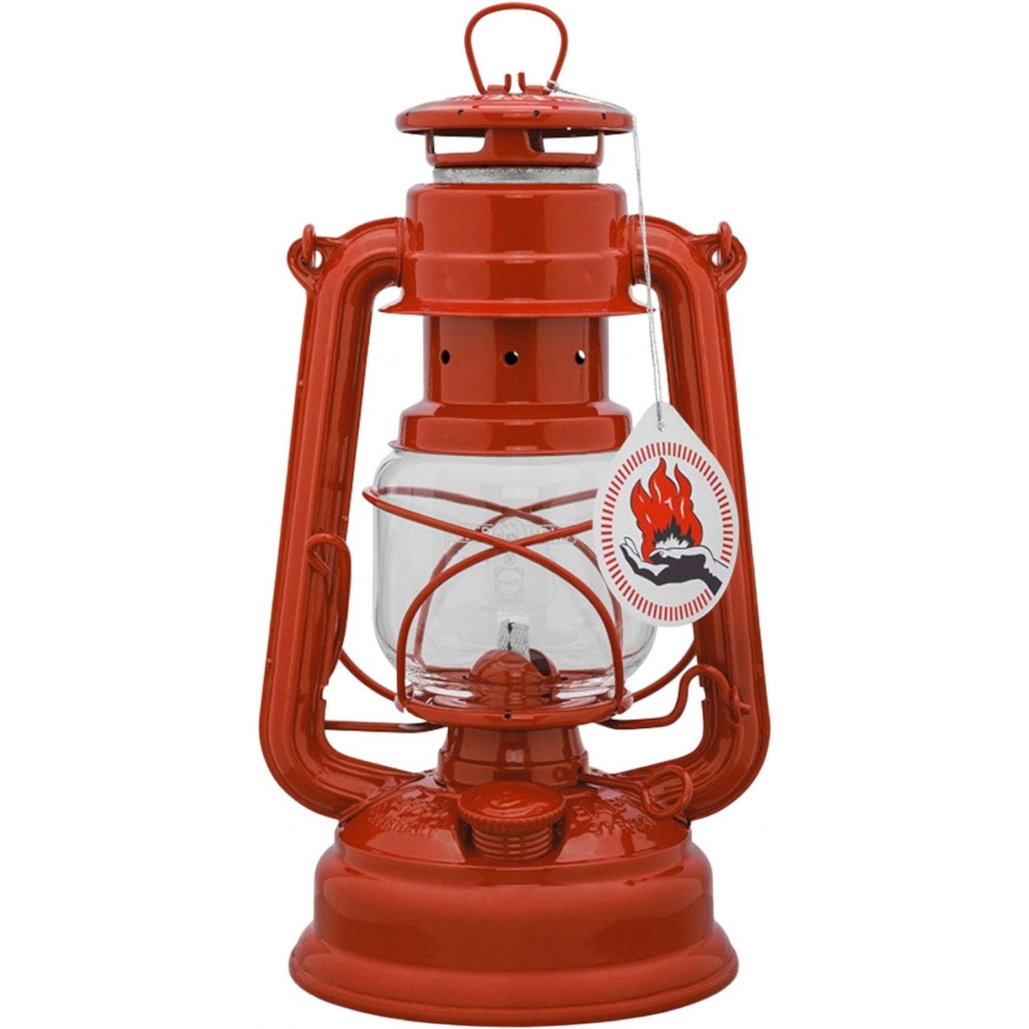 Feuerhand Hurricane Lantern 276, lyhty, tiilenpunainen