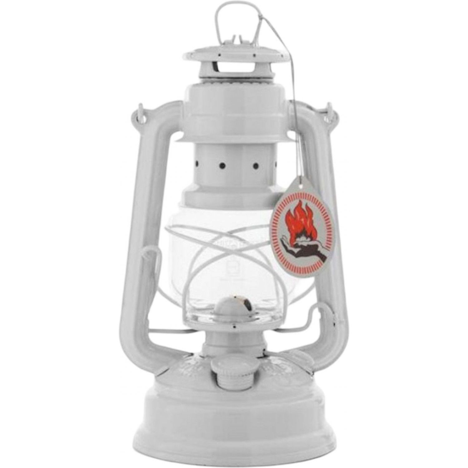Feuerhand Hurricane Lantern 276, lykt, ren hvit