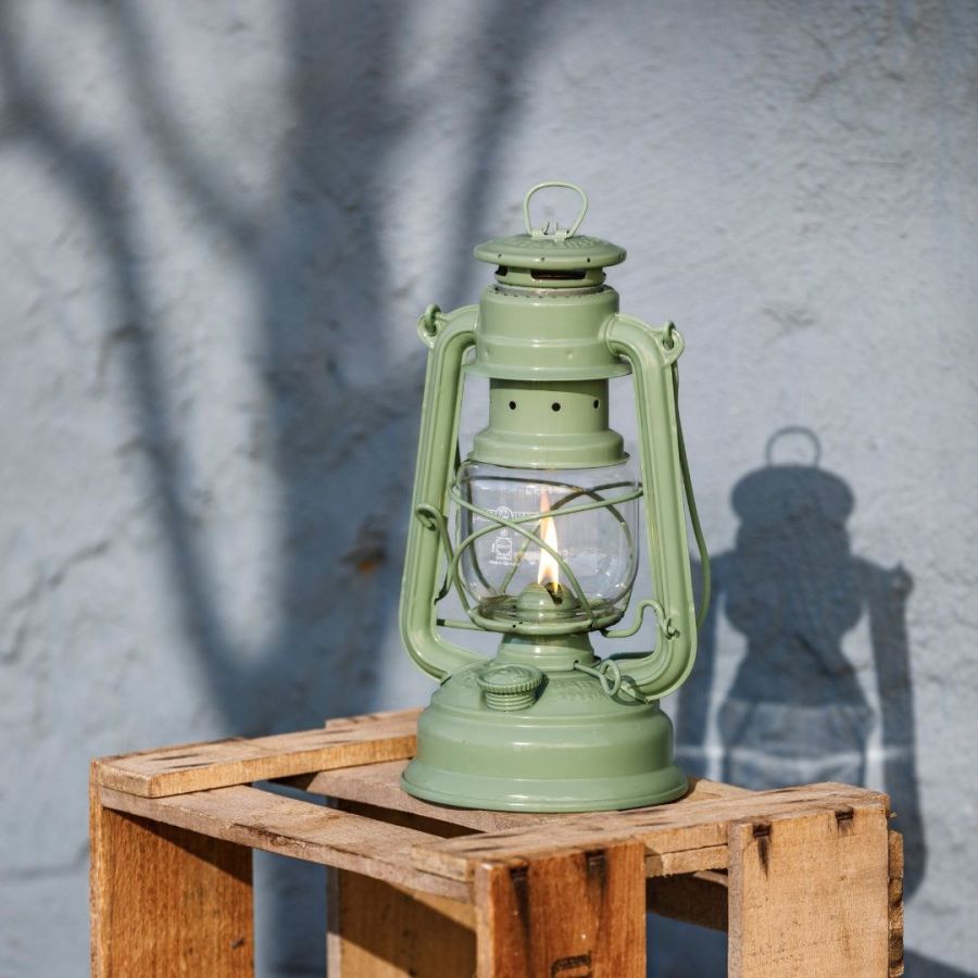 Feuerhand Hurricane Lantern 276 Sage Green
