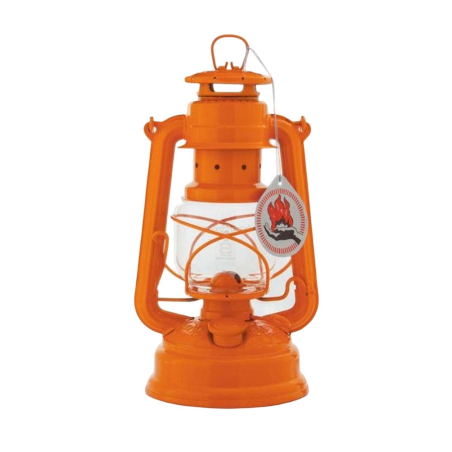 Feuerhand Hurricane Lantern, lantaarn, pastel oranje