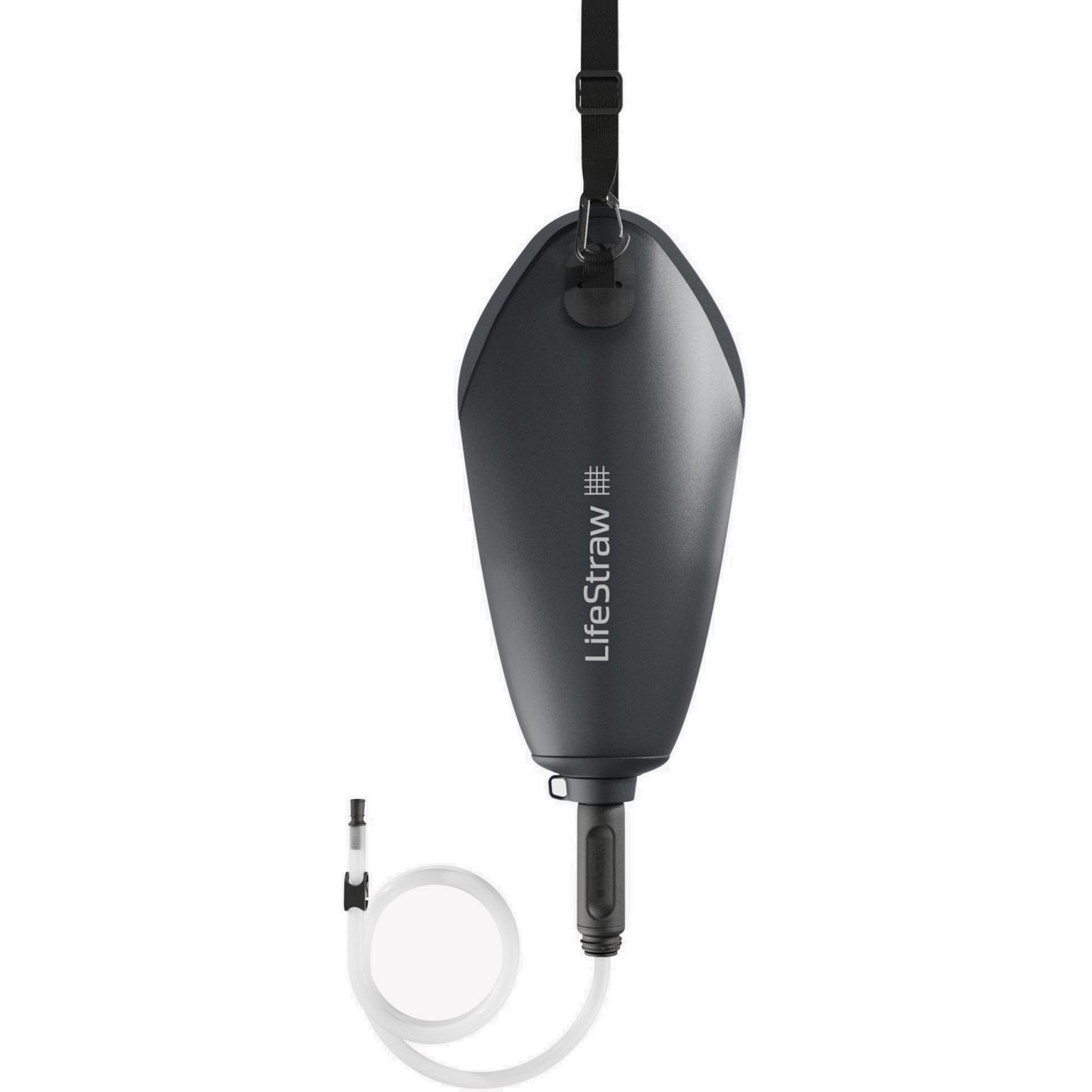 Filtru de apă gravitațional LifeStraw Peak Compact, 3L, gri