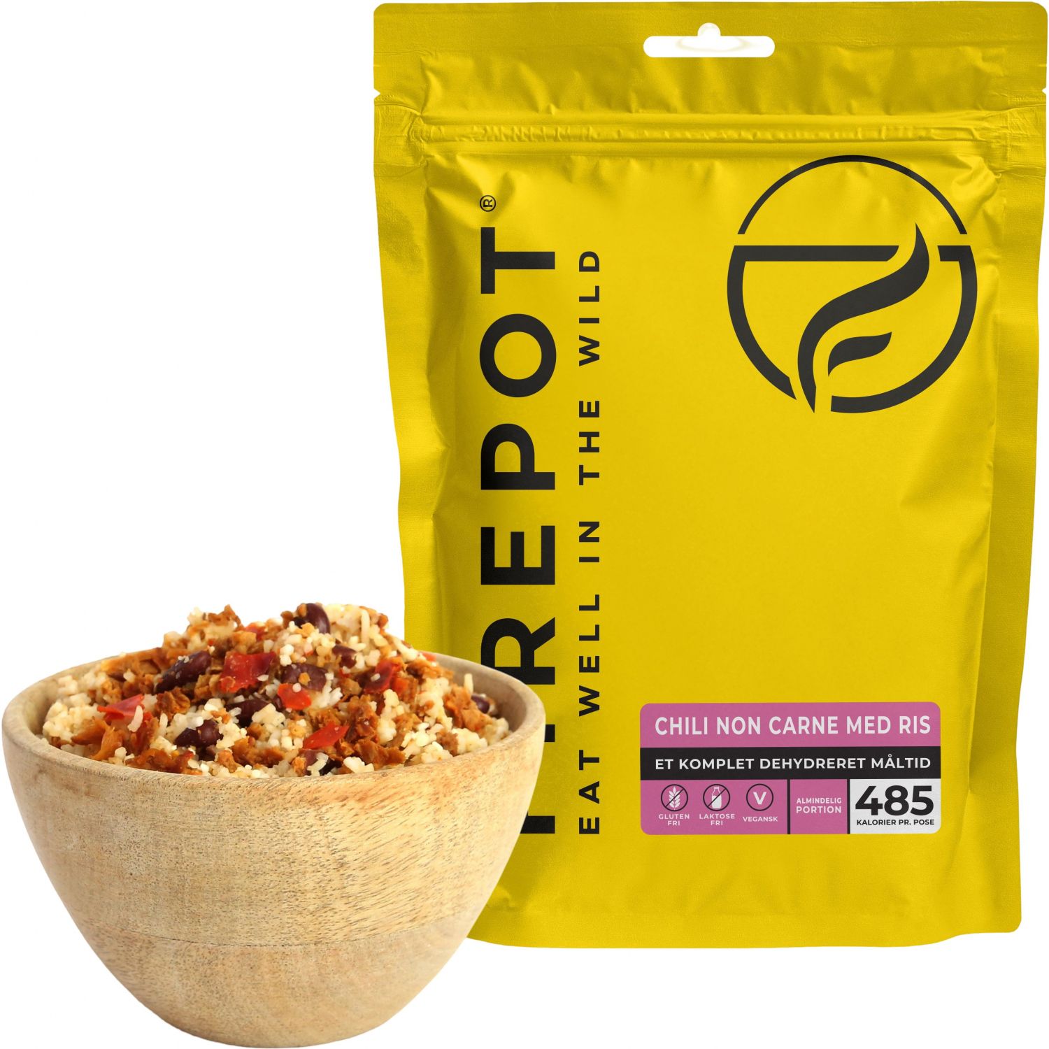 Firepot Chili non Carne s ryžou, lyofilizované potraviny, Reg