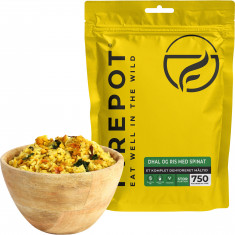 Firepot Dahl and Rice with Spinach, freeze-dried food, XL