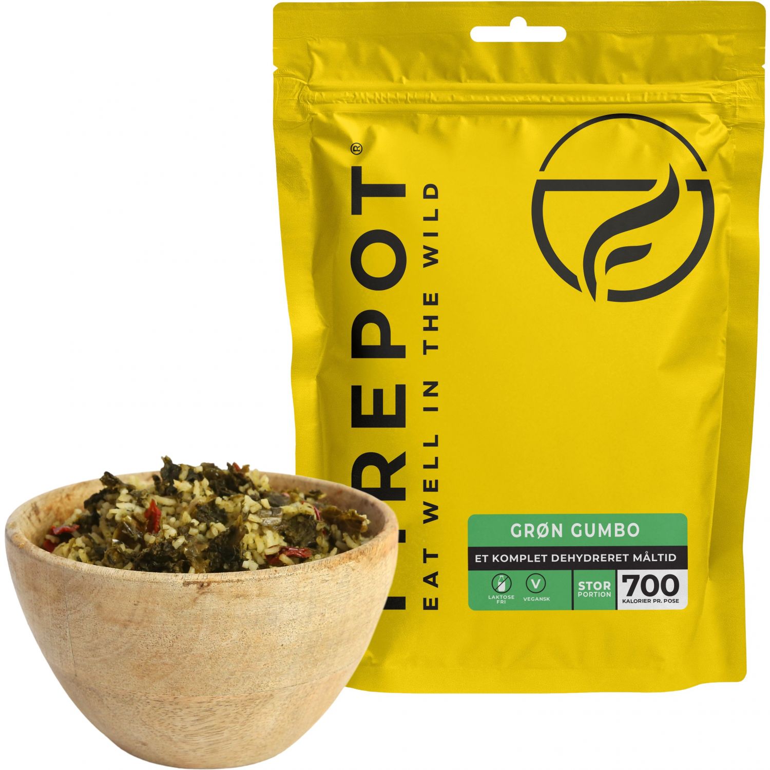 Firepot Green Gumbo, freeze-dried food, XL