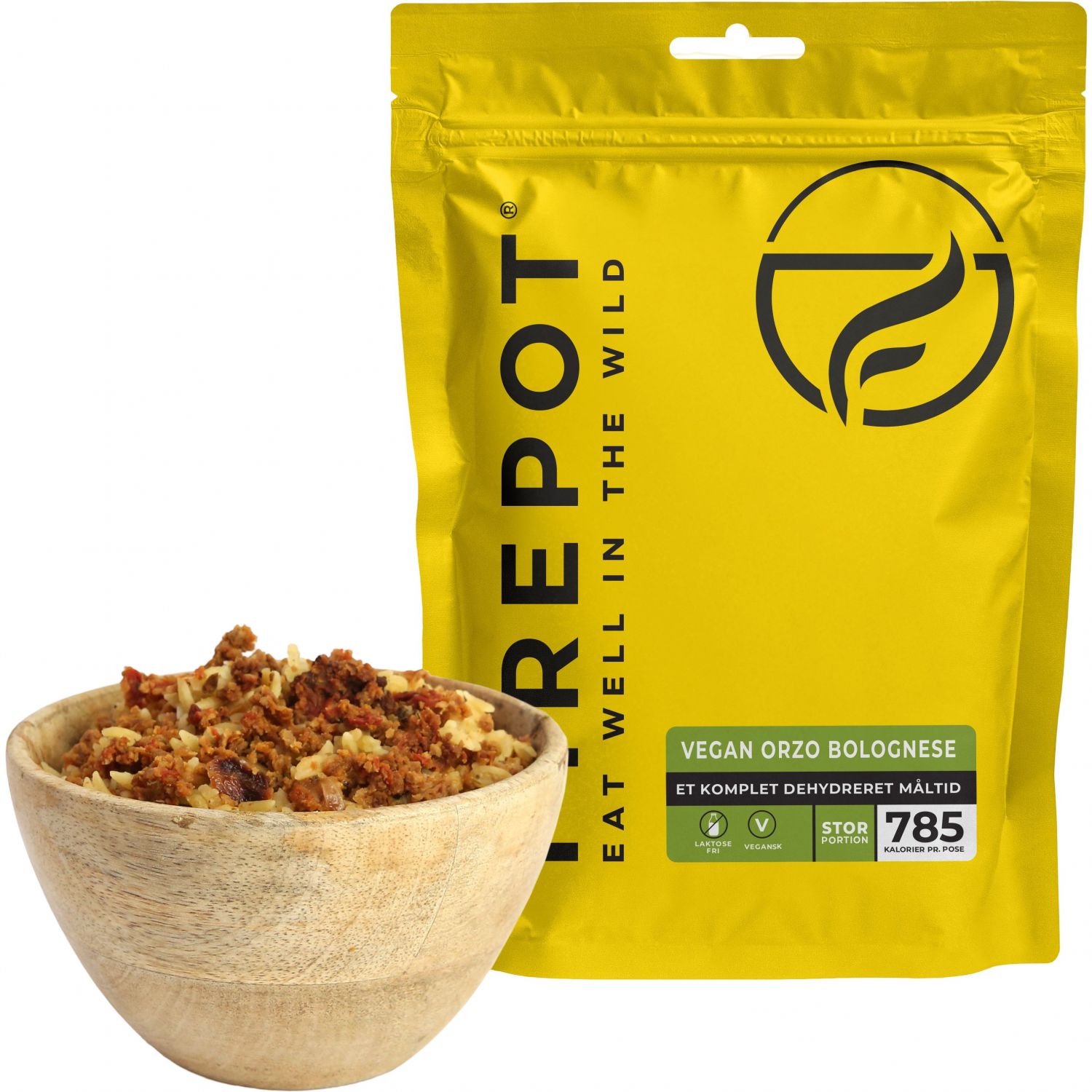 Firepot Vegan Orzo Bolognese, freeze-dried food, XL