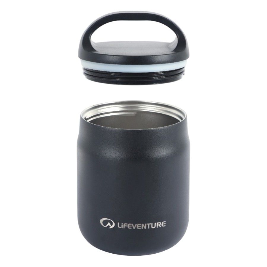 Frasco para alimentos Lifeventure, 600 ml, azul-petróleo