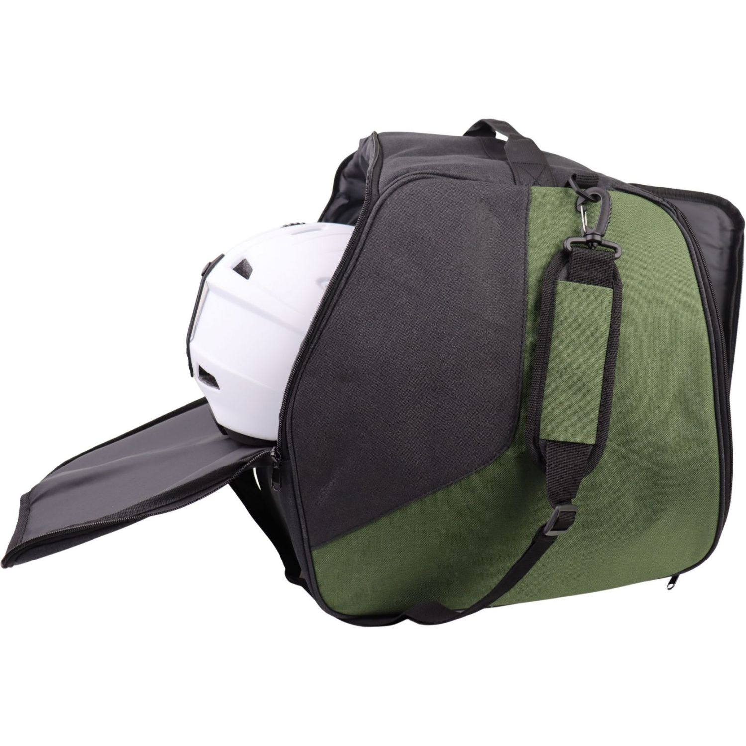 Geantă Accezzi pentru cizme și cască, verde închis