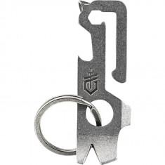 Gerber Mullet Solid State Stonewash Card, ferramenta para chaveiro, prata