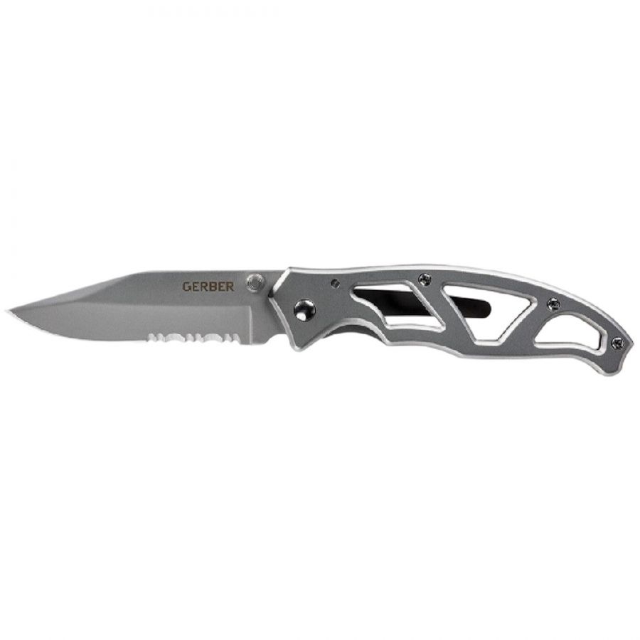 Gerber Paraframe I, pocket knife, silver
