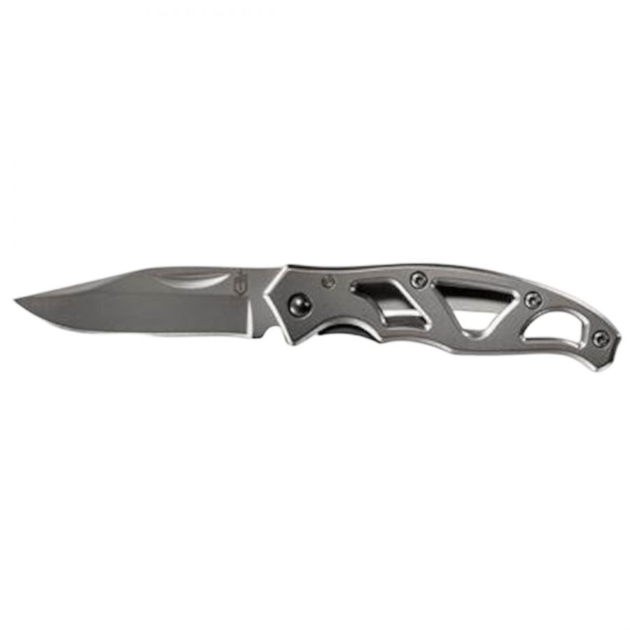 Gerber Paraframe Mini, vreckový nôž, strieborný