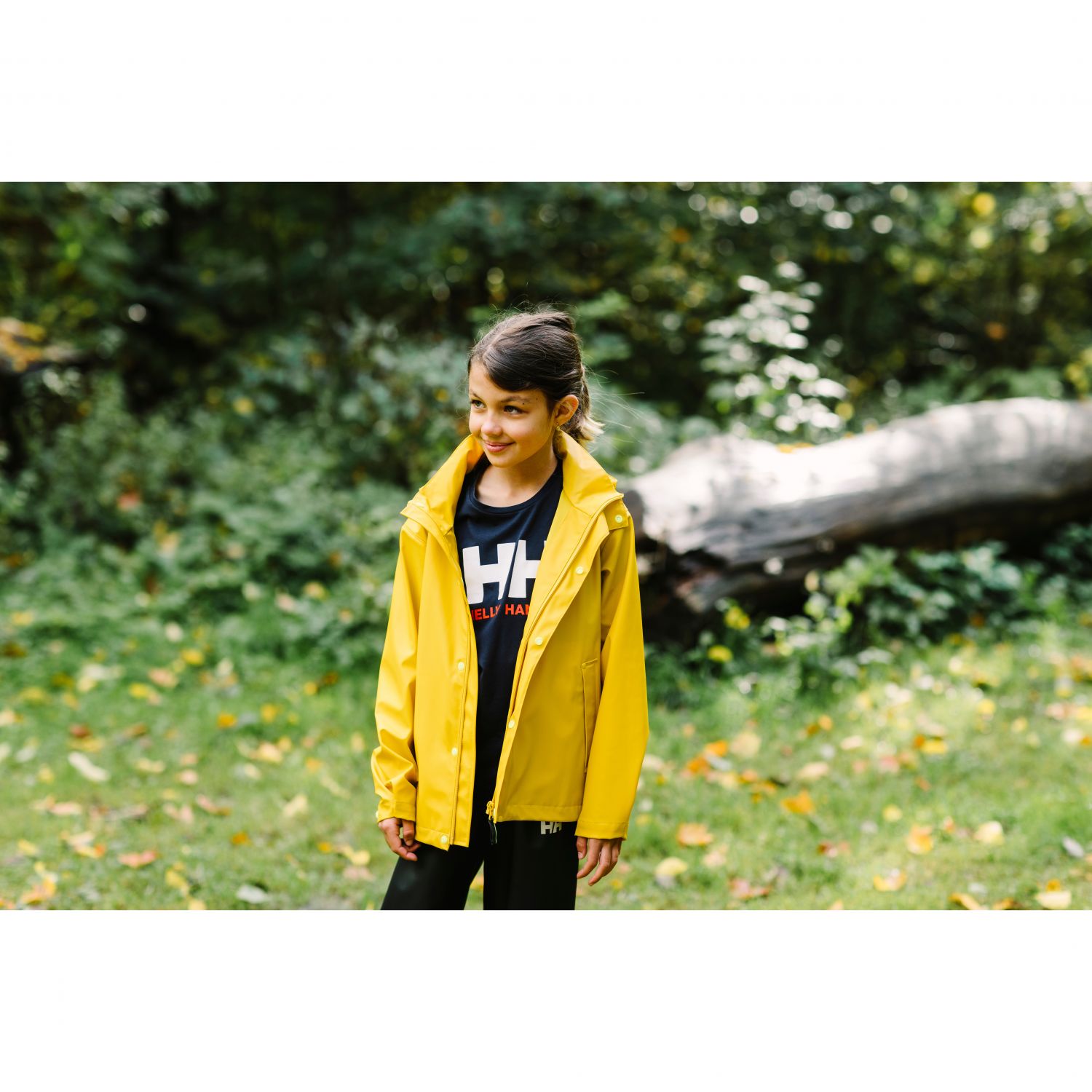 Giacca da pioggia Helly Hansen Moss, junior, giallo