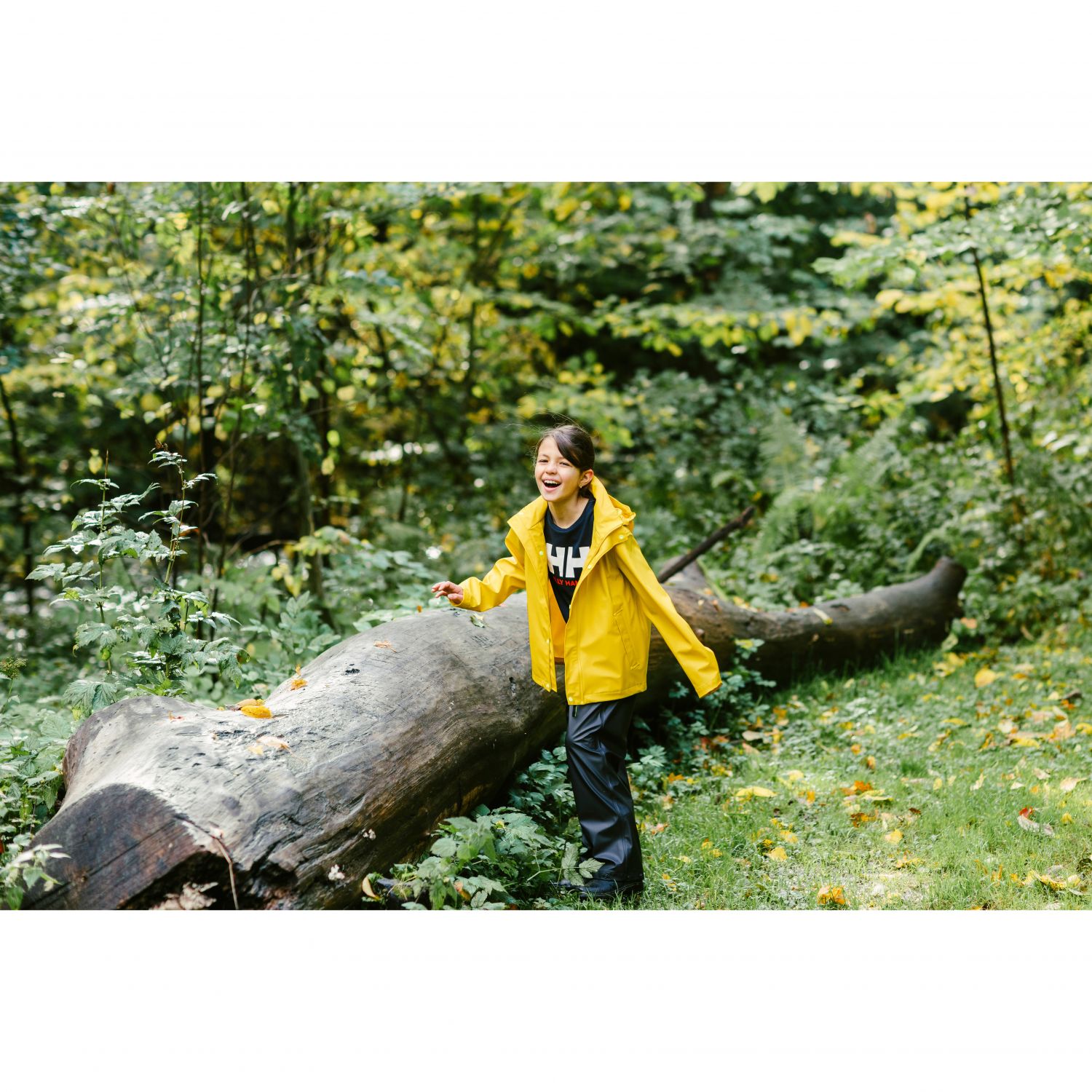 Giacca da pioggia Helly Hansen Moss, junior, giallo