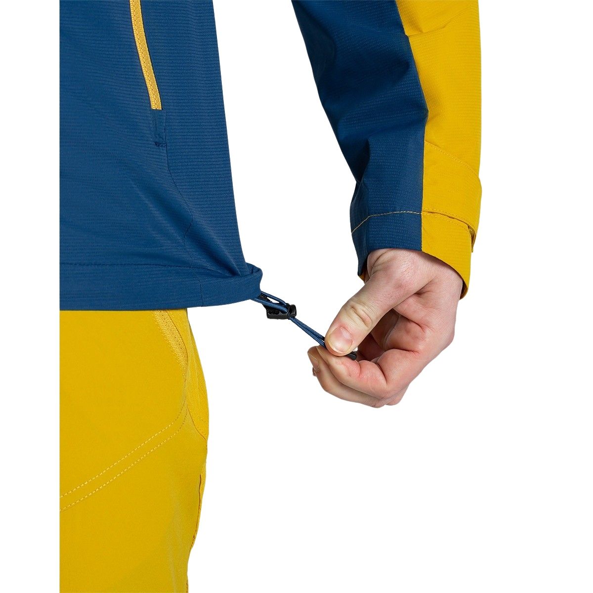 Giacca da pioggia Kilpi Sonna, uomo, giallo