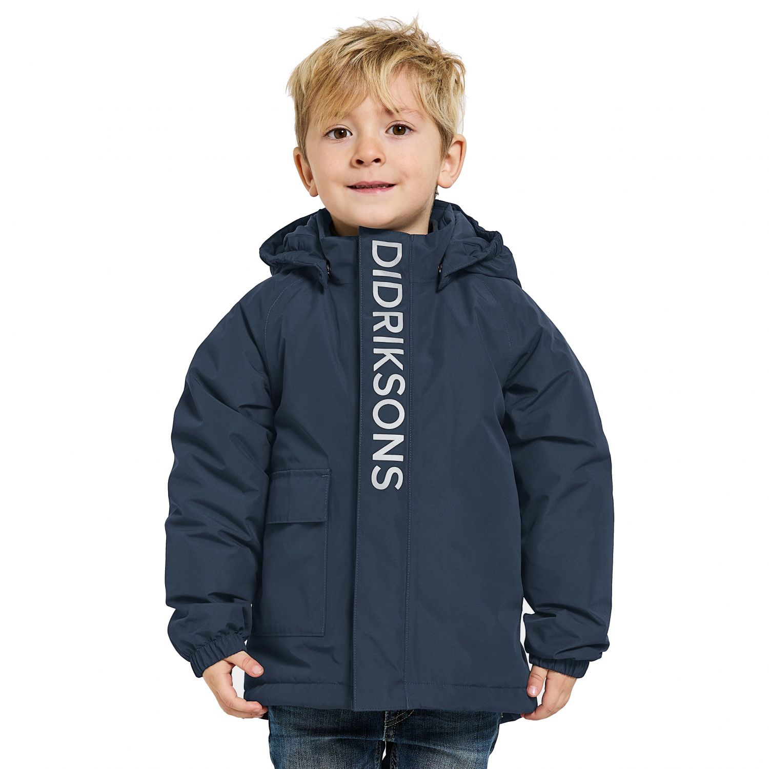 Giacca da sci Didriksons Talvi, junior, navy