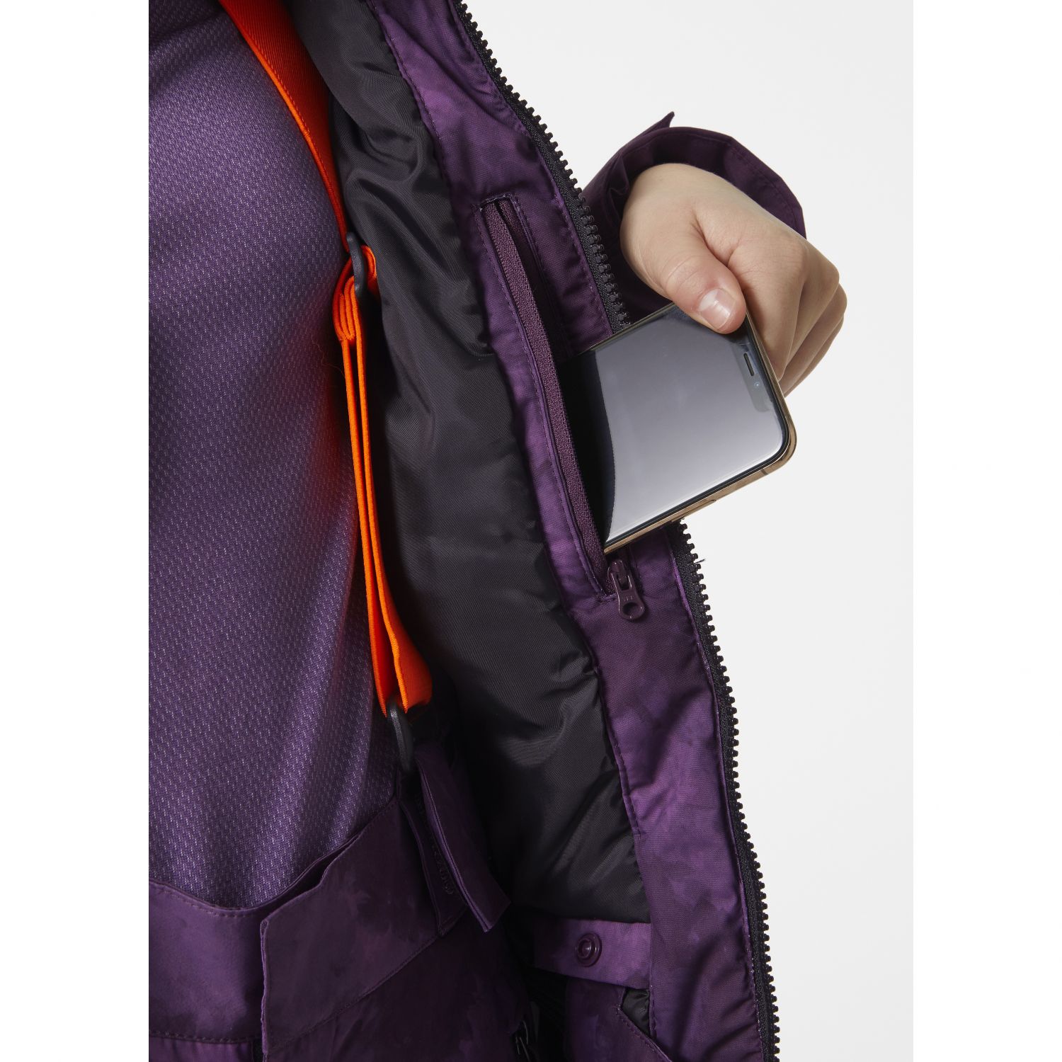 Giacca da sci Helly Hansen Stellar, junior, viola