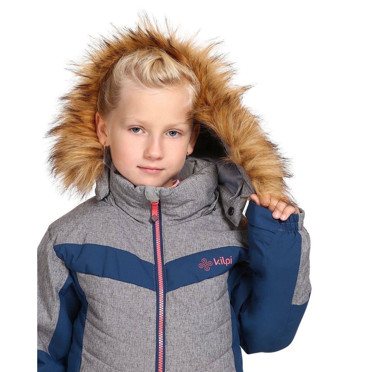 Giacca da sci Kilpi Alisia, junior, grigio