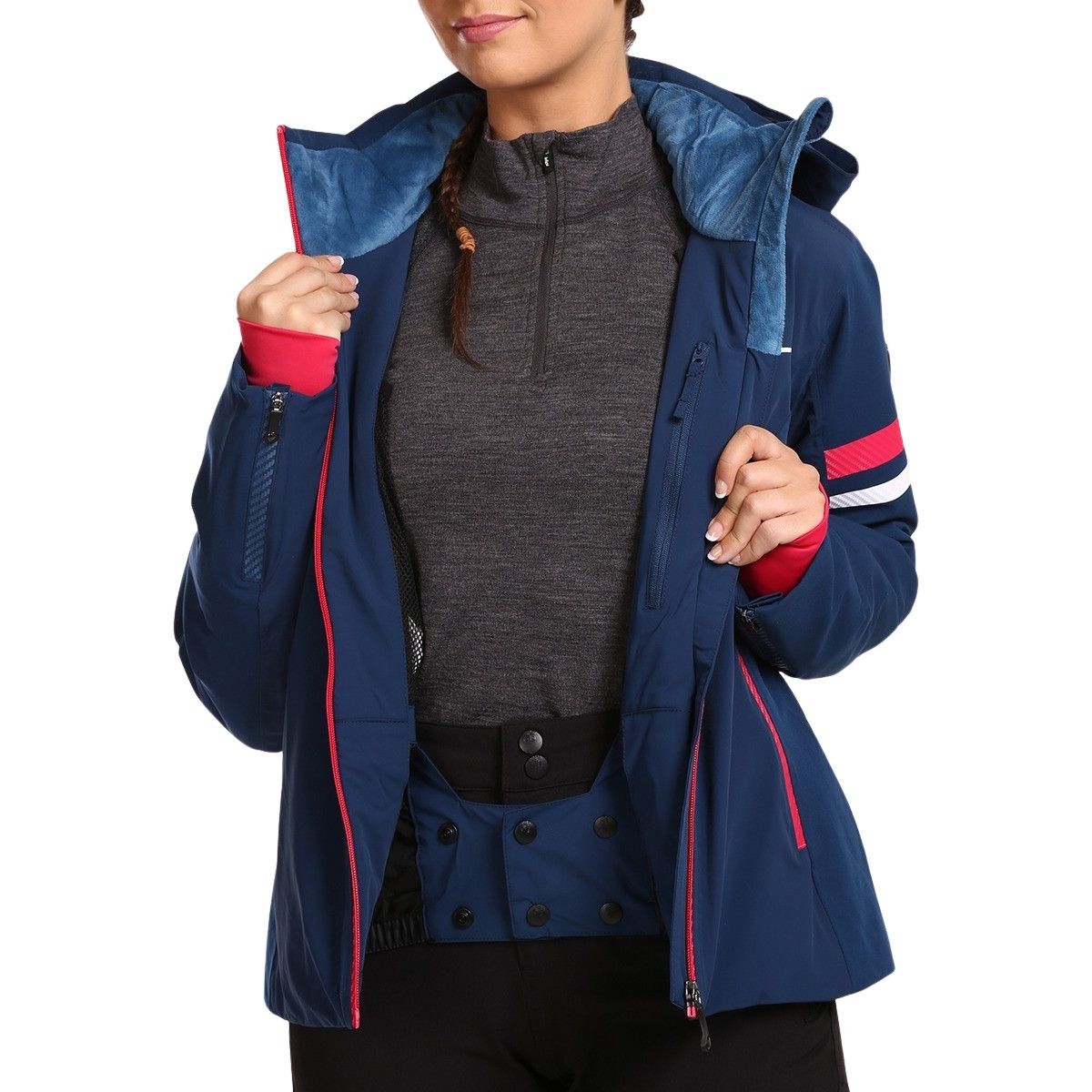 Giacca da sci Kilpi Lorien donna, blu scuro