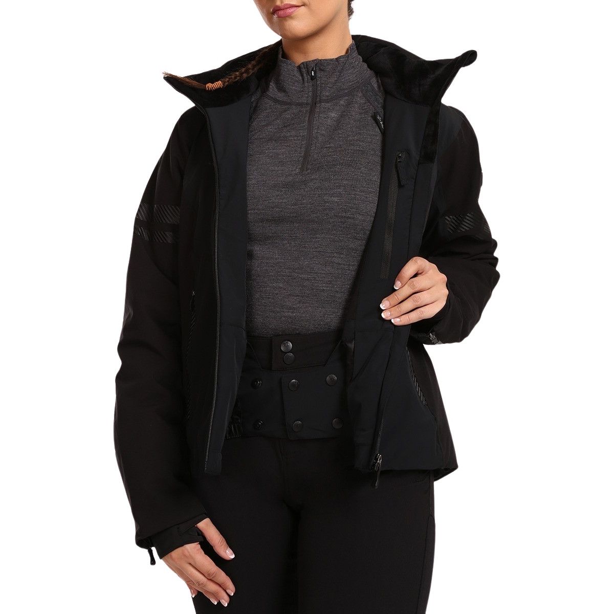 Giacca da sci Kilpi Lorien donna, nero