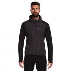 Giacca in pile Kilpi Versam, uomo, nero/grigio