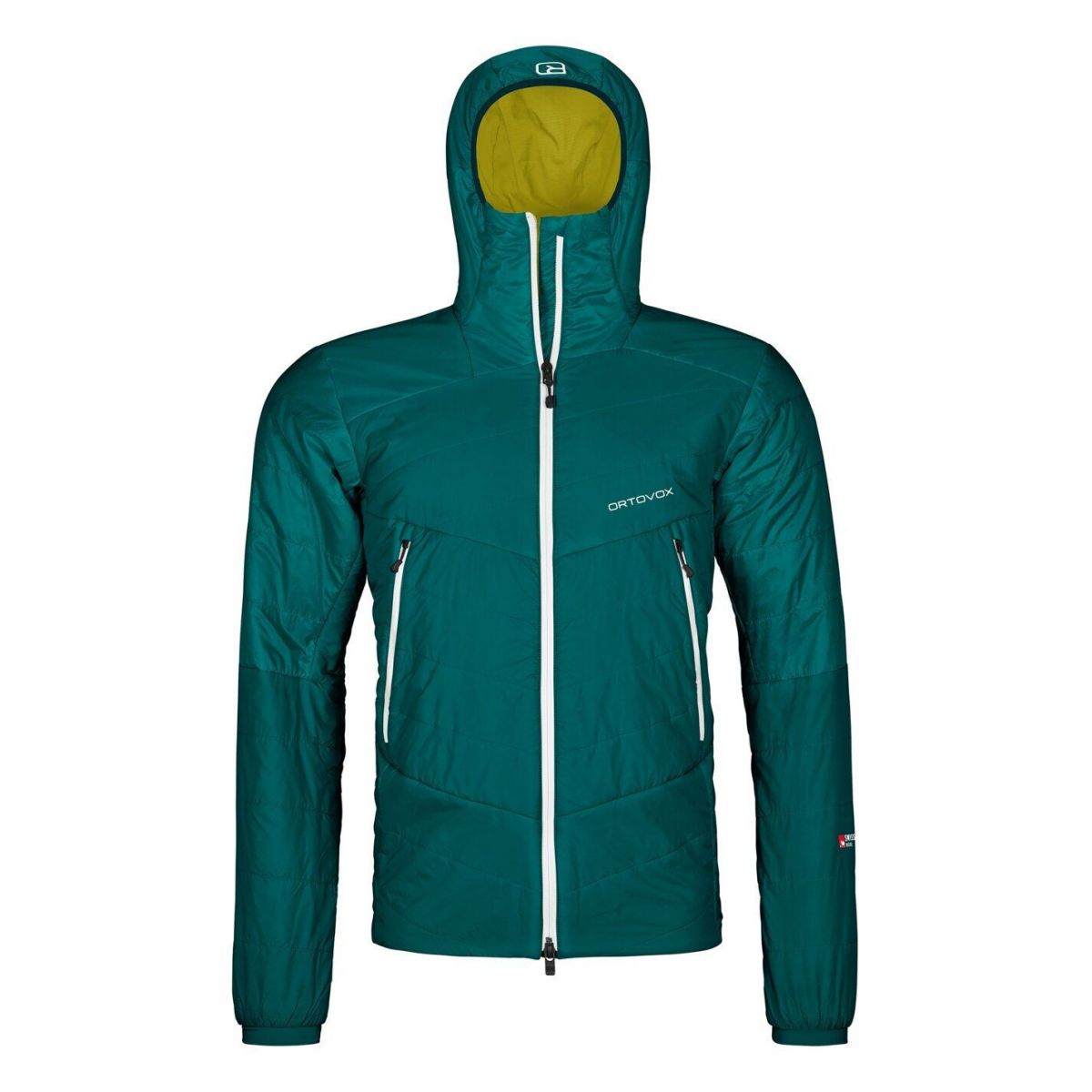 Giacca isolante Ortovox Westalpen Swisswool, uomo, turchese