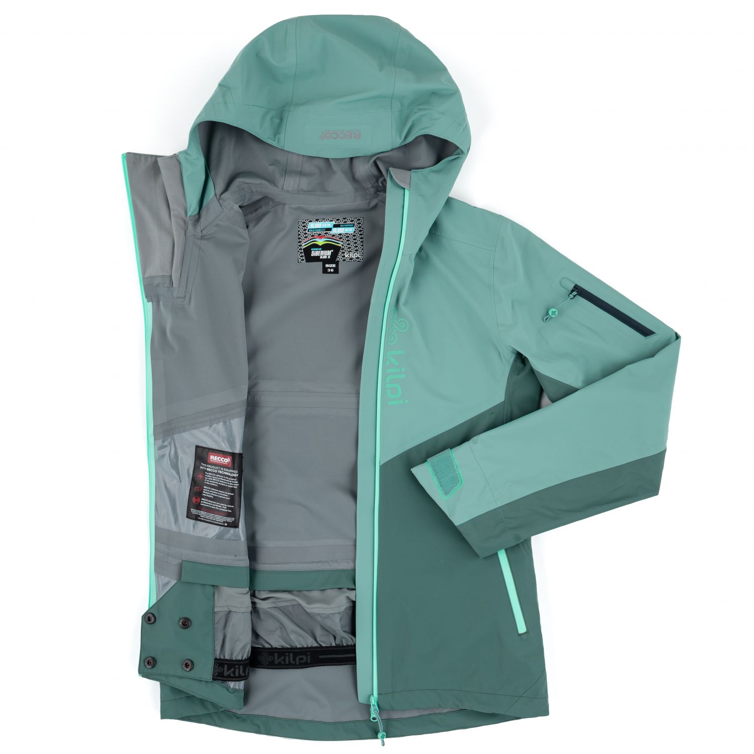 Giacca Kilpi Metrix-W, donna, verde scuro
