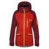 Giacca shell Kilpi Nalau, donna, rosso