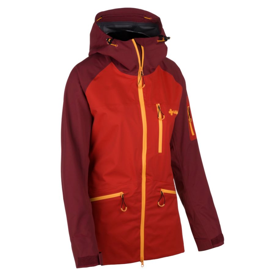 Giacca shell Kilpi Nalau, donna, rosso