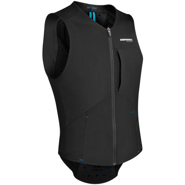 Gilet Komperdell Cross Super Eco, scudo posteriore, uomo, blu