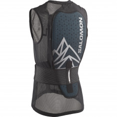 Gilet Salomon Flexcell Pro, paraschiena, nero