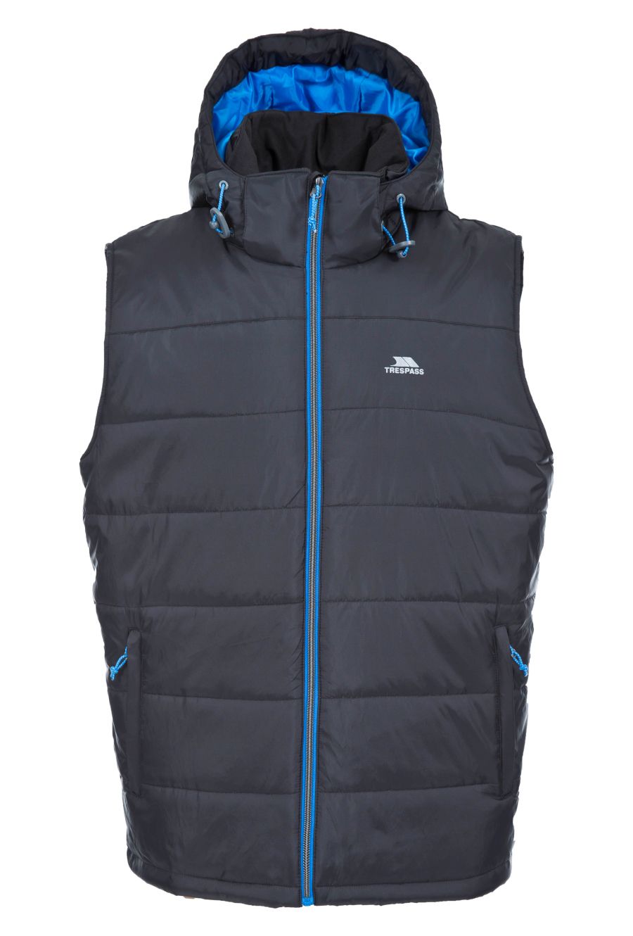 Gilet Trespass Osmunda in fibra di piuma, uomo, nero