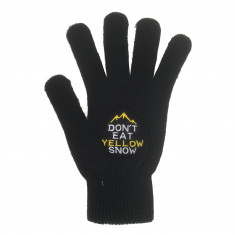 Grand Dog, Do not eat yellow snow, gloves, black